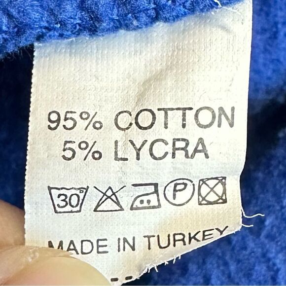 Minnie Mouse Ear Hoodie Blue Pullover Sweatshirt - Picture 11 of 13